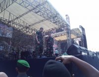Grup Band Slank dan Narji Cagur Ramaikan Puncak HUT Kodam II/Sriwijaya