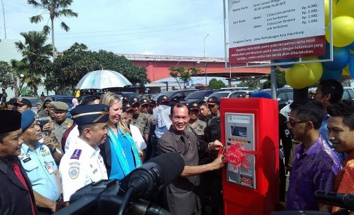 Palembang Kota Pertama Terapkan Mesin Parkir Meter di Sumatera
