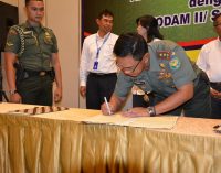 Kodam II/Sriwijaya Jalin MoU Dengan PLN (Persero)