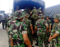 Satgas Penanggulangan Banjir Yonif 200/Raider di Babel Tiba di Home Base