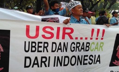 Nah Lho… Demo Sopir Taksi Juga Disorot Media Asing