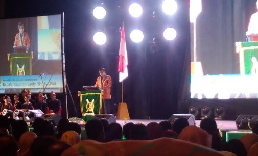 Menteri Yasonna Buka Kongres XXII Ikatan Notaris Indonesia di Palembang