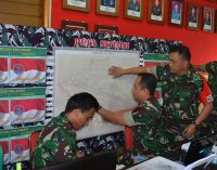 Tingkatkan Kemampuan Staf, Korem 044/GAPO Gelar Latihan Posko I