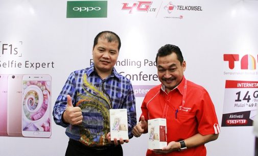 Bundling OPPO F1s-Telkomsel Sediakan Kuota Data 14 GB