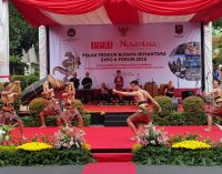 Dua Menteri kabinet Jokowi Terpukau Atas Sajian Seni Tari Asal kerajaan Sriwijaya