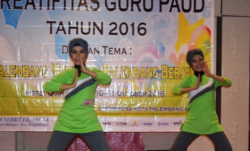 Aksi Kreatifitas Guru PAUD Kota Palembang