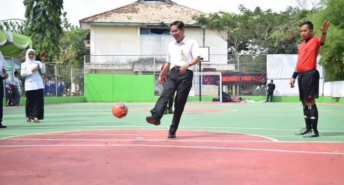 Lomba Futsal SMKN 5 Palembang Perebutkan Piala Gubernur