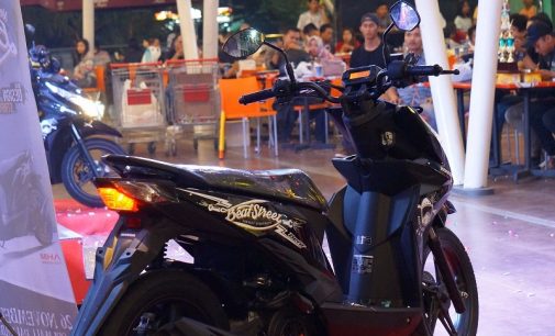 Honda New BeAT Street Mengaspal di Palembang