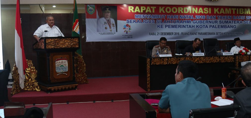 Alex Beri Wejangan Ke Pemkot Palembang, Tanya Kesiapan Asean Games