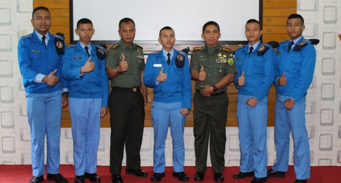 Siswa SMA Taruna Nusantara Kunjungi KOREM 041/Gamas