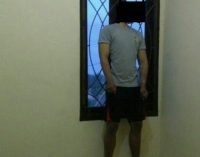 Tubuh Bripda Saka Tergantung di kusen Jendela