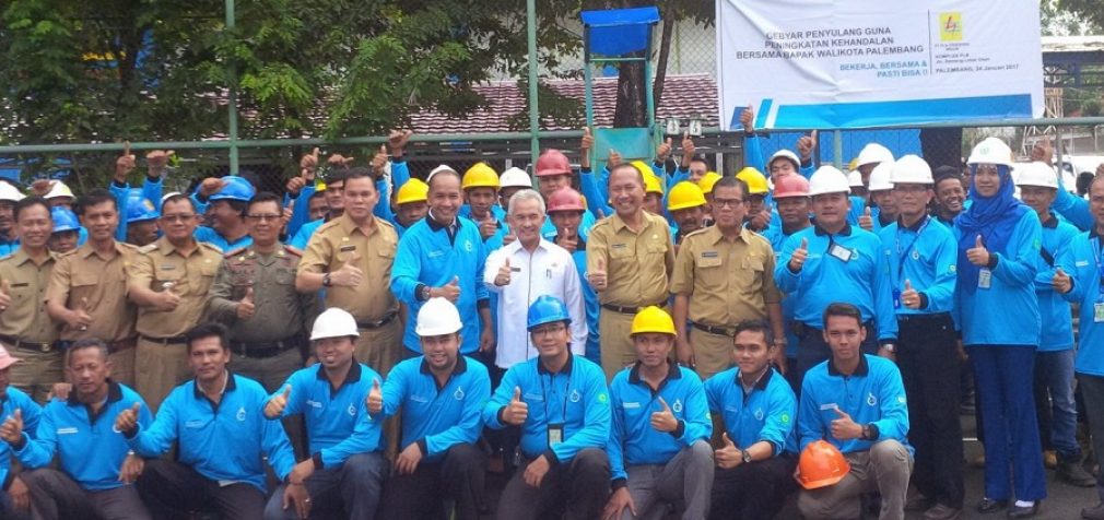 PLN Bersihkan Ranting Pohon Yang Menyentuh Kabel Listrik