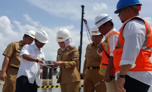 Wawako Tinjau Pembangunan Jembatan Musi IV dan Pompanisasi Sungai Bendung