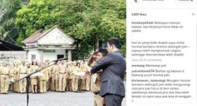 Lalai “Harpitnas” Wako Semarang Hukum ASN Hormat Bendera Setengah Jam