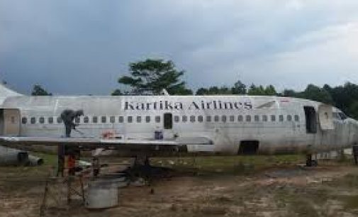 Kartika Airlines Jadi Objek Photo Selfi di Kampung Wisata Prabumulih