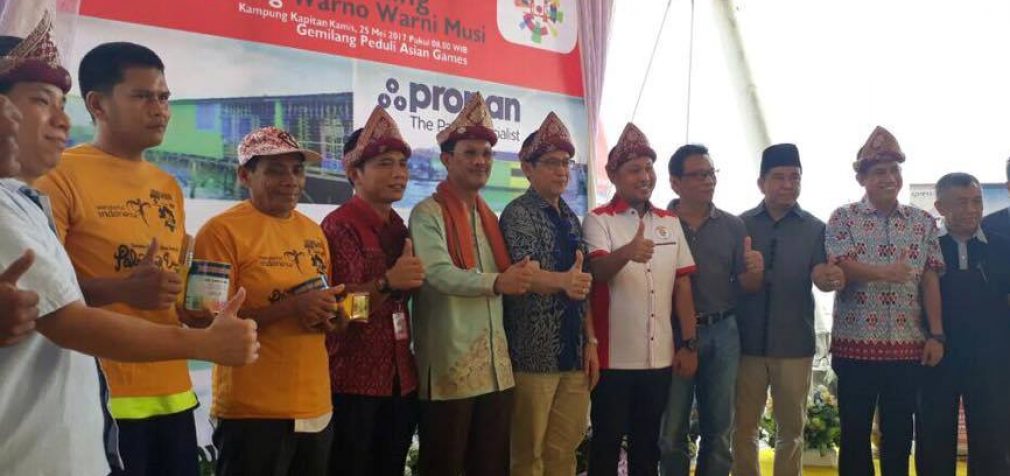 Kampung Musi Bercorak Penuh Warna-Warni