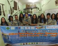 Ekspedisi Musi River FP UMP Kibarkan Bendera Asian Games
