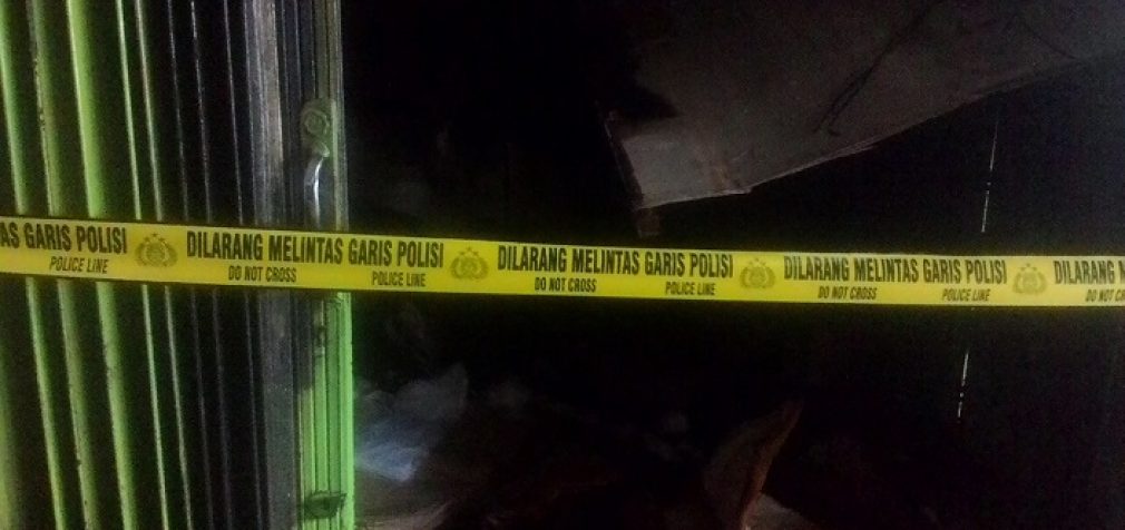 Kebakaran di Pasar Sekip Ujung, Satu Kios Kerupuk Hangus Dilalap Api