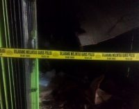 Kebakaran di Pasar Sekip Ujung, Satu Kios Kerupuk Hangus Dilalap Api