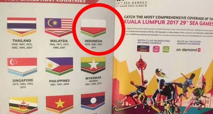 Insiden Bendera Terbalik, Netizen : Balas di Asian Games 2018