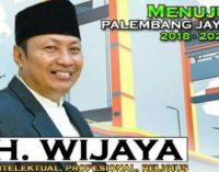 H. Wijaya Hanya Butuh 18 Bulan Benahi Kota Palembang