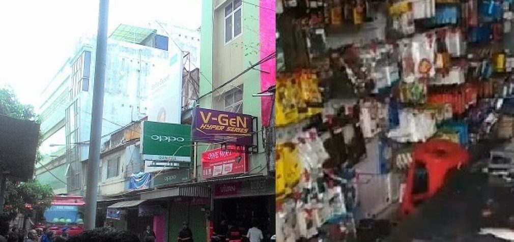 Toko HP Dan Accesoris One Way Terbakar