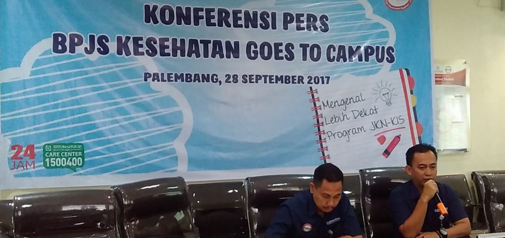 Edukasi Mahasiswa Soal Pola Hidup Sehat, BPJS Kesehatan Palembang Sambangi Unsri