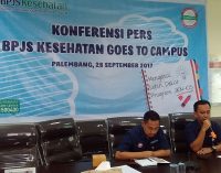 Edukasi Mahasiswa Soal Pola Hidup Sehat, BPJS Kesehatan Palembang Sambangi Unsri