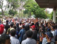 Lagi, Sopir Angkot di Palembang Demo Angkutan Online