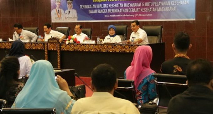 Pemkot Palembang Lakukan Koordinasi Dengan Rumah Sakit Se-Kota Palembang