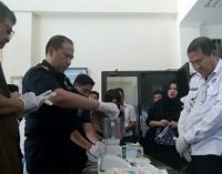 BNN Sumsel Musnahkan BB 489 Gram Sabu Asal China