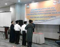 Ketua KPU Kota Palembang Lantik 90 Anggota PPK