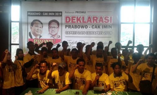 Pemuda Sriwijaya Deklarasi Dukung PRO-MU