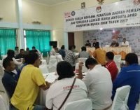 KPUD Muara Enim Adakan Diskusi Penataan Dapil Pemilu 2019