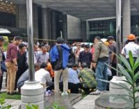 Puluhan Mahasiswa UBD Palembang Jadi Korban Selasar BEI Ambruk