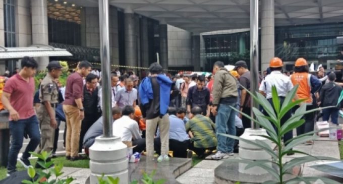 Puluhan Mahasiswa UBD Palembang Jadi Korban Selasar BEI Ambruk