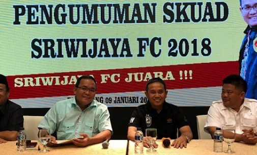 Inilah Punggawa Sriwijaya FC Musim 2018