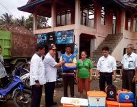 BPBD Muara Enim Berikan Bantuan Pada Korban Kebakaran Desa Belimbing Jaya