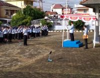 Kemenkumham Sumsel Gelar Apel Pertama Tahun 2018