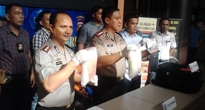 Polresta Palembang Ungkap Kasus Peredaran Sabu Senilai Rp 3,6 Milyar