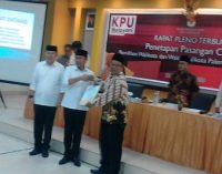 KPU Tetapkan 4 Pasangan Calon Ikut Pilkada Palembang