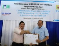 PDAM Tirta Musi Resmi Jadi Pelanggan Premiun PLN