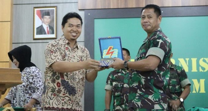 Gencarkan Listrik Prabayar, PLN Sosialisasi Kepada Anggota TNI Kodam II Sriwijaya