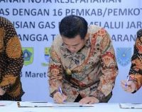 Seluruh Rumah Tangga di Prabumulih Dialiri Gas
