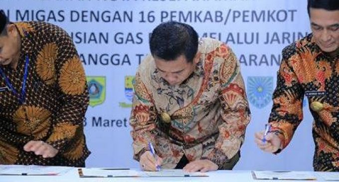 Seluruh Rumah Tangga di Prabumulih Dialiri Gas