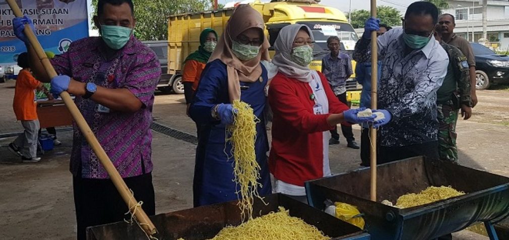 BBPOM Palembang Musnahkan 10.500 Tahu dan 2.440 Kg Mie Basah Berformalin