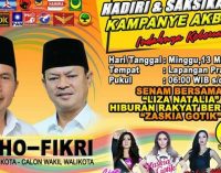 Kampanye Akbar Ridho – Fikri, Sejumlah Fasilitas Pendukung Disiapkan