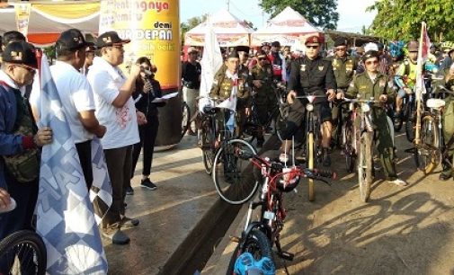 Gelar Fun Bike, Sosialisasikan Pilkada