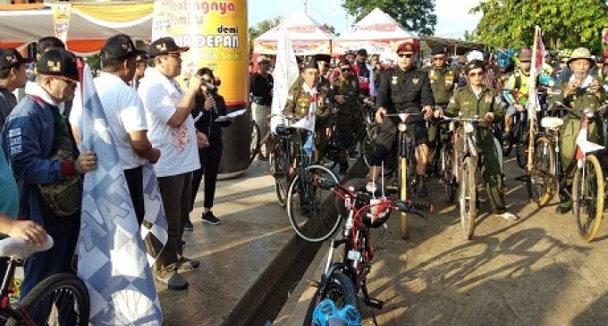 Gelar Fun Bike, Sosialisasikan Pilkada
