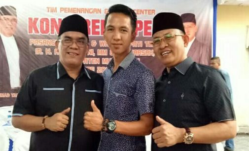 Ahmad Yani Dan H Juarsah Gelar Konfrensi Pers, Ajak Masyarakat Bersatu Bangun Muara Enim